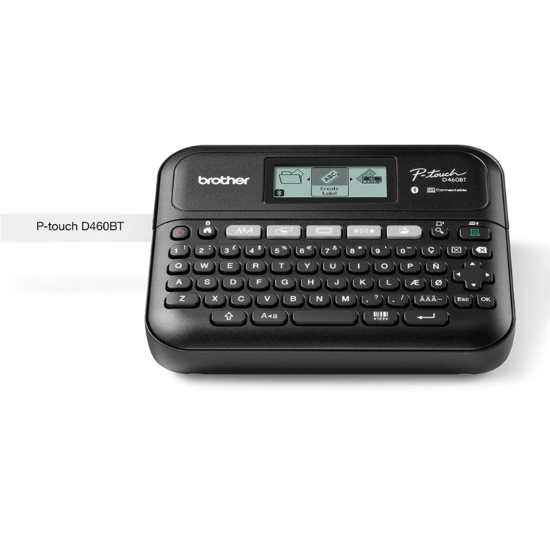 Brother PT-D460BT Bluetooth Desktop Label Printer