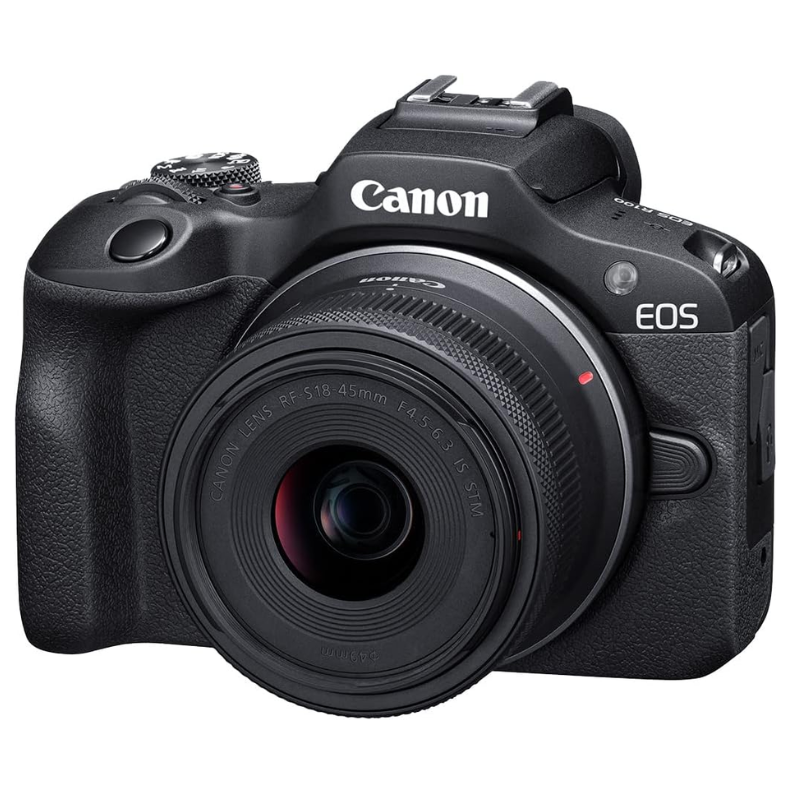Canon EOS R100 Mirrorless Camera RF‑S 18‑45mm Lens Kit