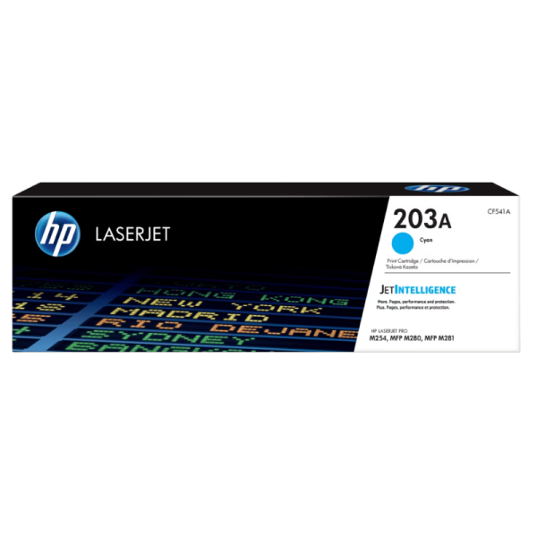 HP 203A Cyan Original LaserJet Toner Cartridge