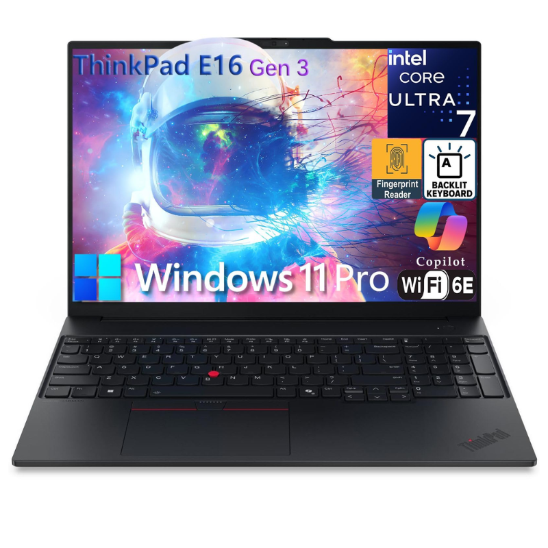 Lenovo ThinkPad E16 Gen 3 Intel Core Ultra 7 255H 16GB DDR5 512GB SSD