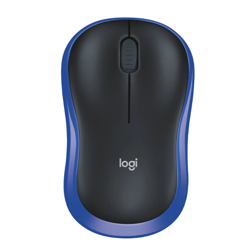 Logitech M185 Wireless Mouse - Blue