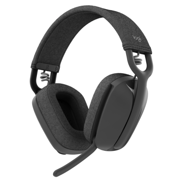 Logitech Zone Vibe Wireless and Bluetooth Over-the-Ear Headphones – Graphite