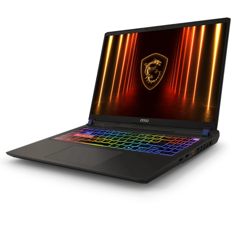 MSI Vector 16 HX AI A2XWIG Gaming Laptop RTX 5080 GPU with 16 GB GDDR7 VRAM