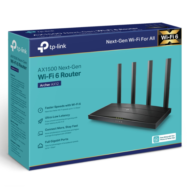 TP‑Link AX1500 Archer AX12