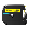 9mm Black on Yellow