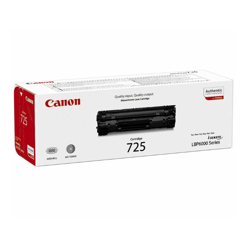 Canon 725 Black Original Toner Cartridge