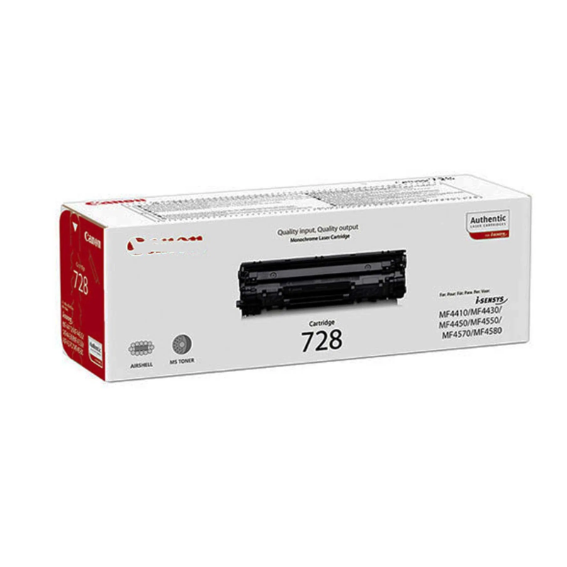 Canon 728 Black Original Toner Cartridge