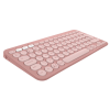 Pebble Keys 2 K380s Multi-Device Bluetooth Keyboard Tonal Rose 920-011853