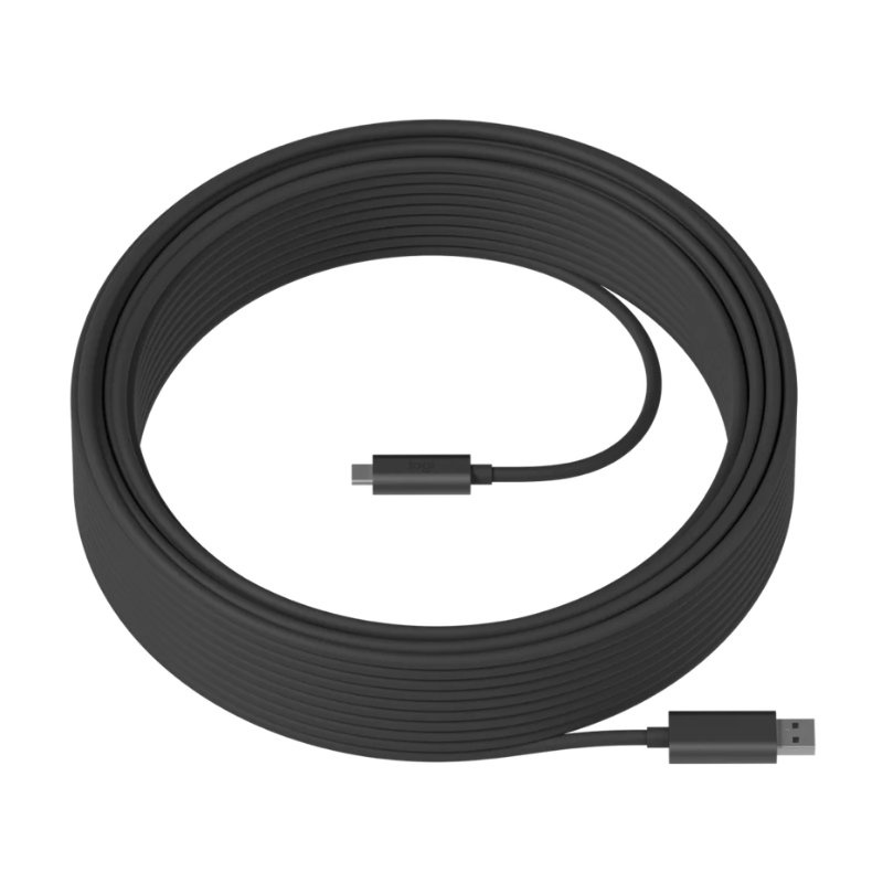 Logitech Strong USB 3.1 Cable 25m 939-001802 10 Gbps Plenum