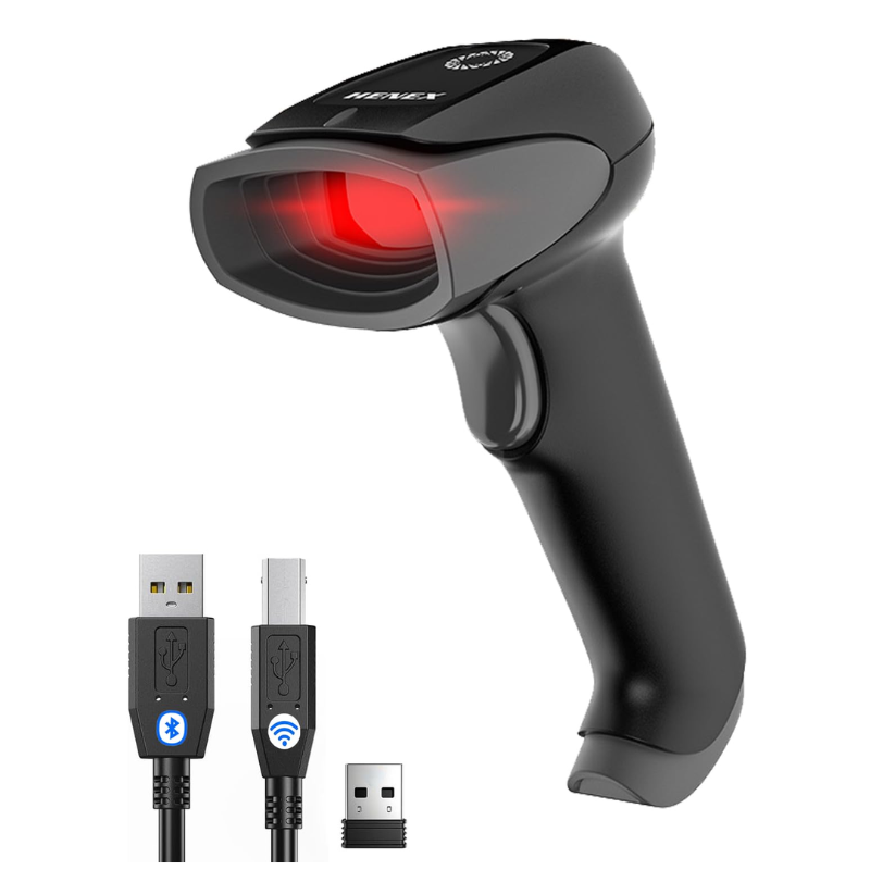 X-POS XP-2400 Bluetooth & 2.4G Wireless Scanner 24-Hour Battery