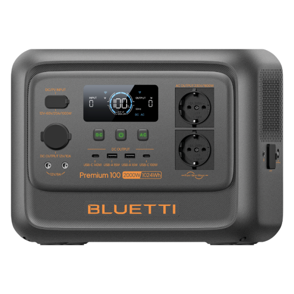 BLUETTI Premium 100 V2 1024Wh 2000W Portable Power Station