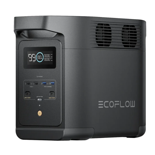 EcoFlow EFE980 980Wh Portable Power Station with 6-in-1 Smart Rechargeable Fan Bundle