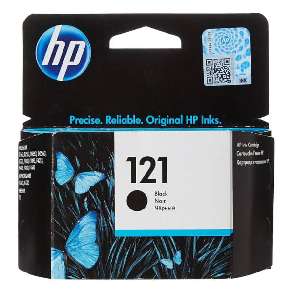 HP 121 Black Original Ink Cartridge (CC640HE)