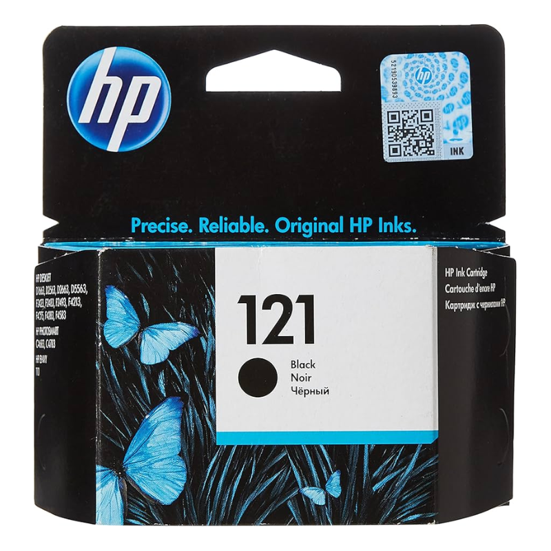 HP 121 Black Original Ink Cartridge (CC640HE)