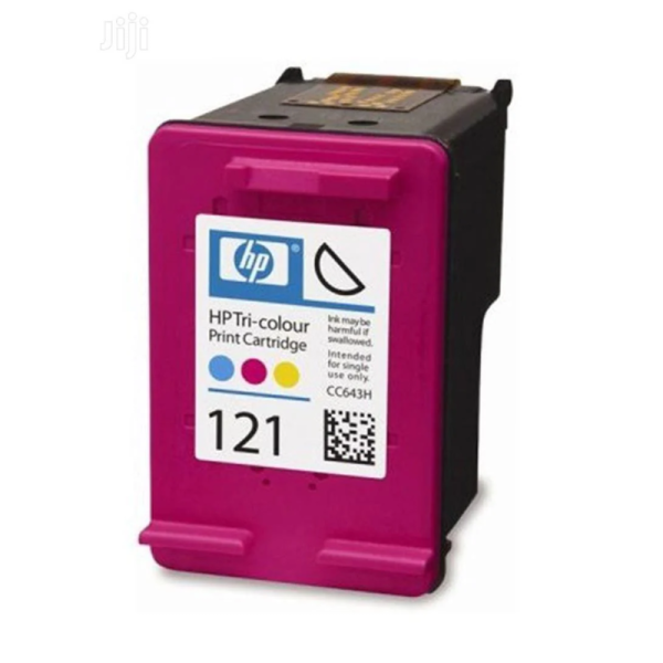 HP 121 Tri-color Original Ink Cartridge (CC643HE)