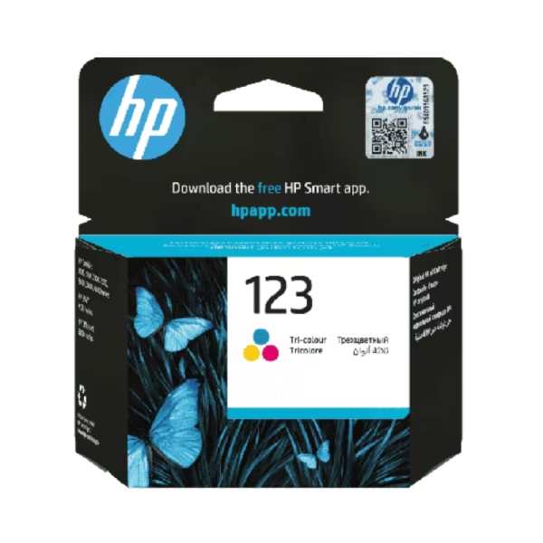 HP 123 Tri-color Original Ink Cartridge