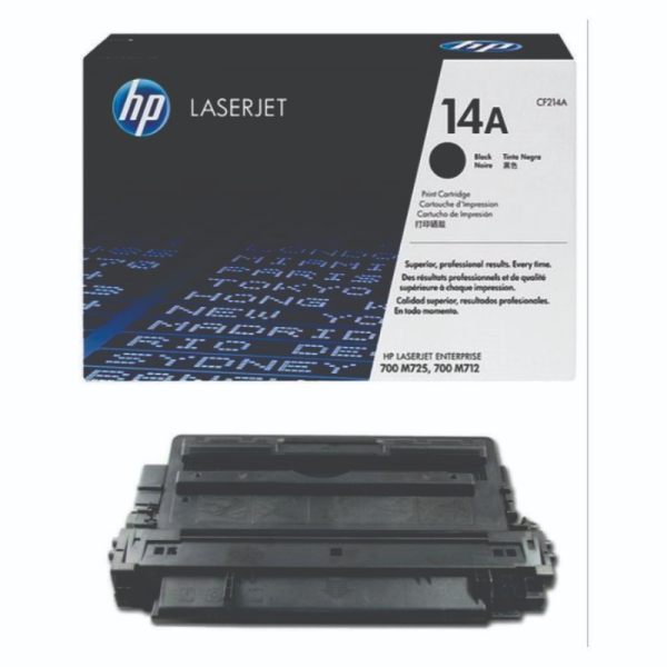 HP 14A Black Original LaserJet Toner Cartridge