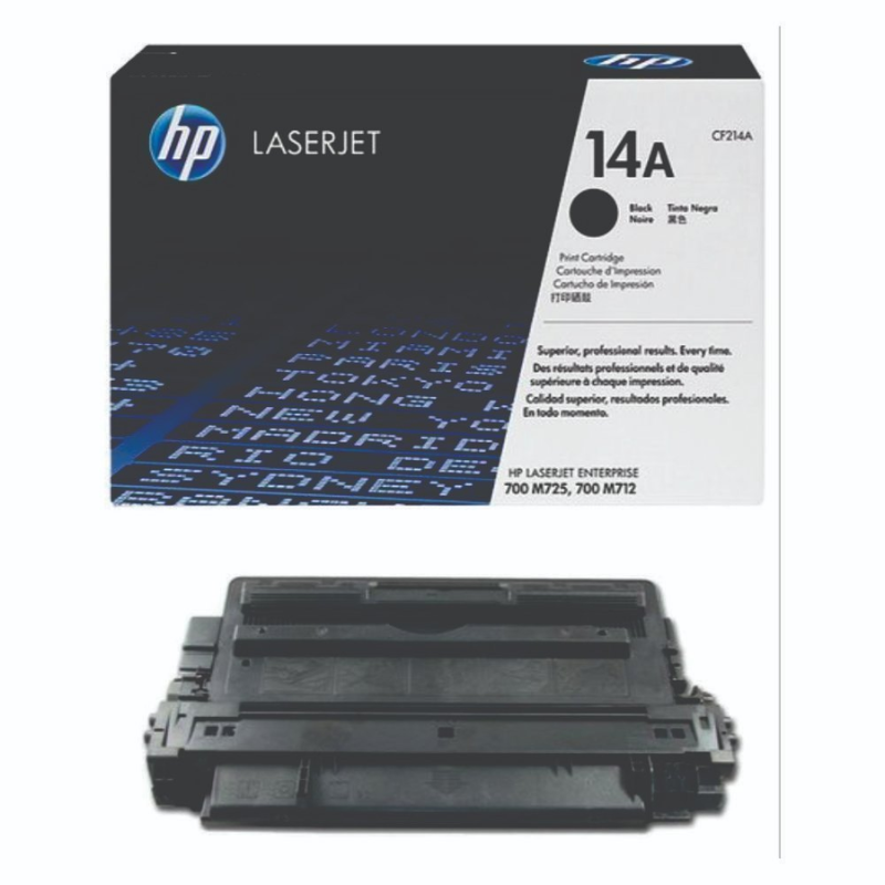 HP 14A Black Original LaserJet Toner Cartridge