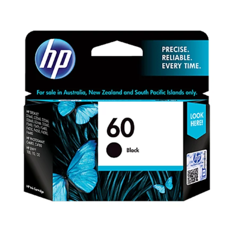 HP 60 Black Original Ink Cartridge