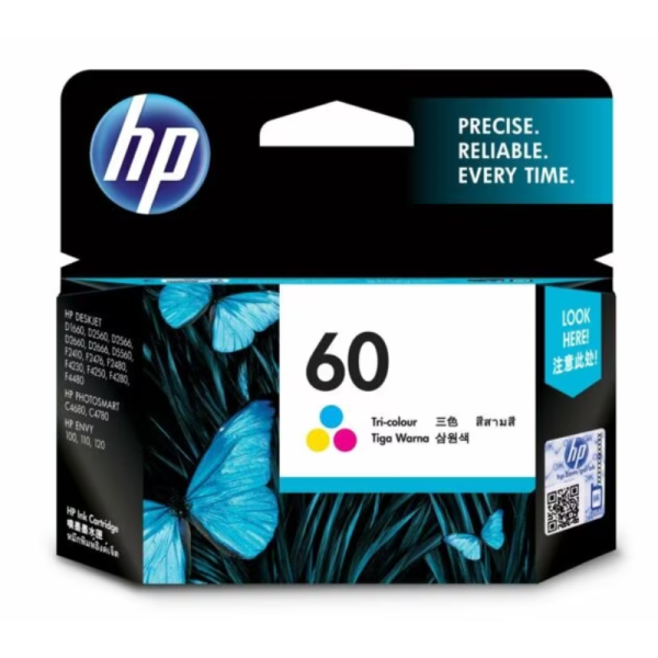 HP 60 Tri-color Original Ink Cartridge