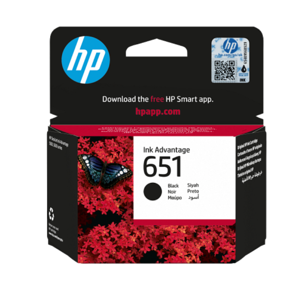 HP 651 Black Original Ink Advantage Cartridge