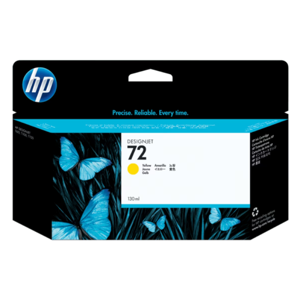 HP 72 130-ml Yellow DesignJet Ink Cartridge