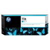 HP 728 300-ml Cyan DesignJet Ink Cartridge (F9K17A)