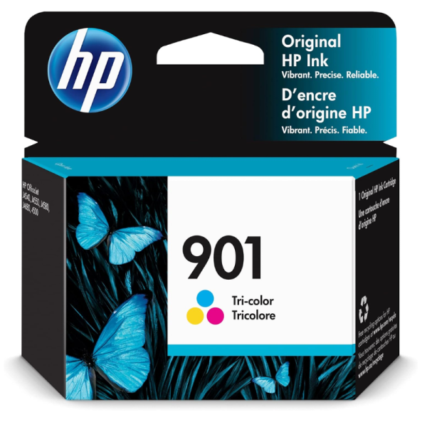 HP 901 Tri-color Original Ink Cartridge (CC656AE)