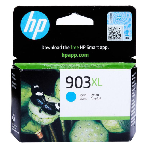 HP 903XL High Yield Cyan Original Ink Cartridge (T6M03AE)