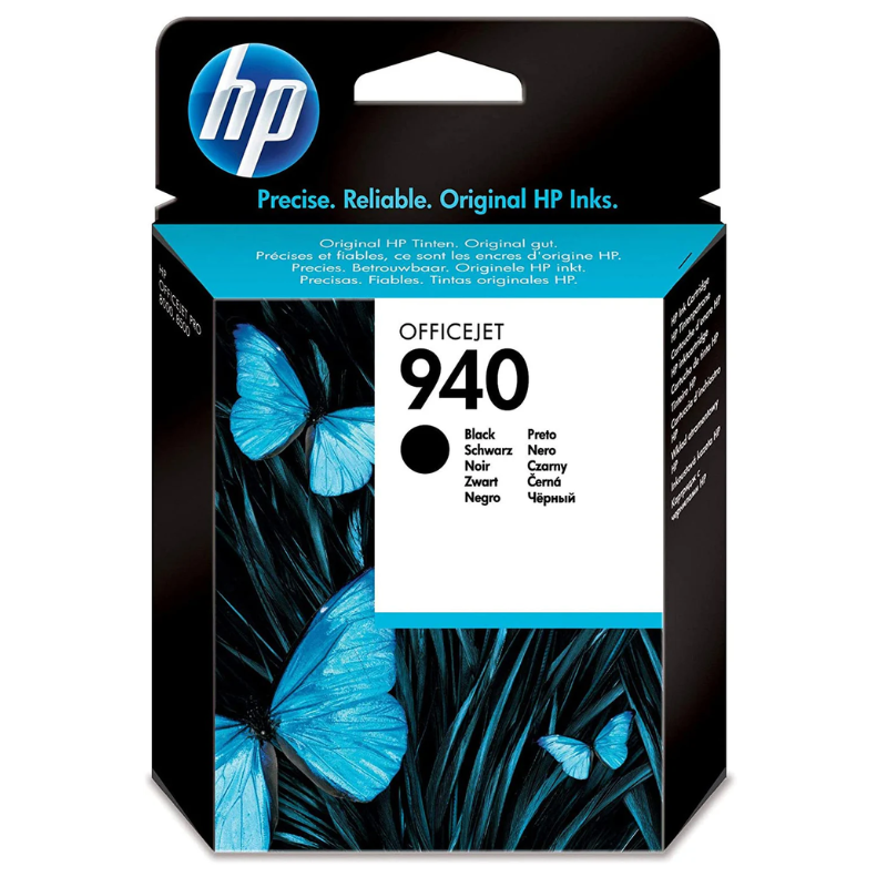HP 940 Black Original Ink Cartridge (C4902AE)