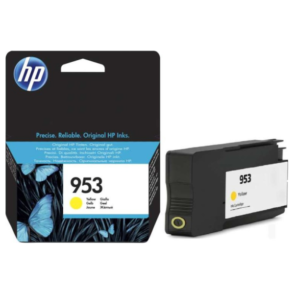 HP 953 Yellow Original Ink Cartridge (F6U14AE)