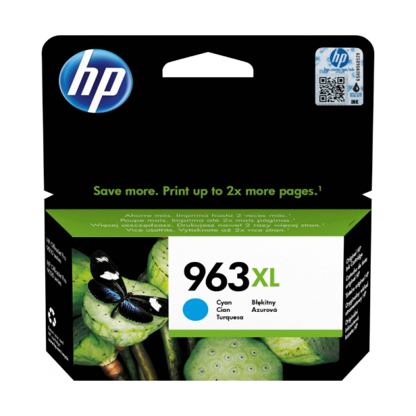 HP 963XL High Yield Cyan Original Ink Cartridge