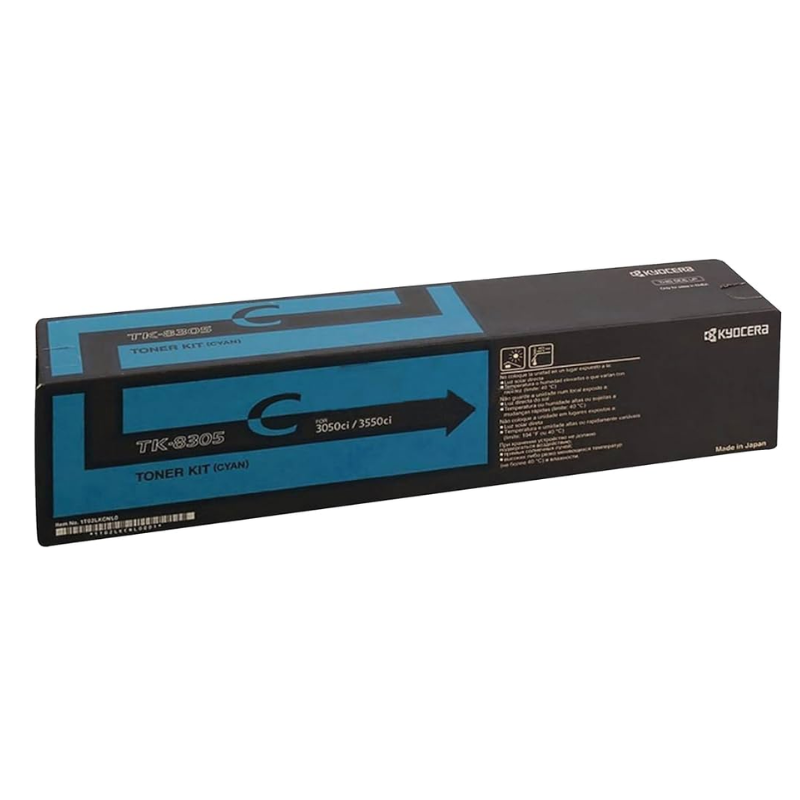Kyocera TK-8305C Cyan Original Toner Cartridge
