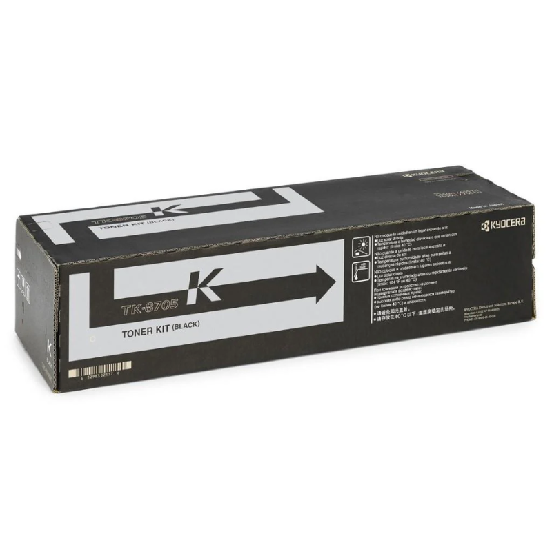 Kyocera TK-8705K Black Original Toner Cartridge