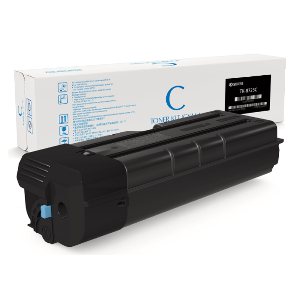 Kyocera TK-8725C Cyan Original Toner Cartridge