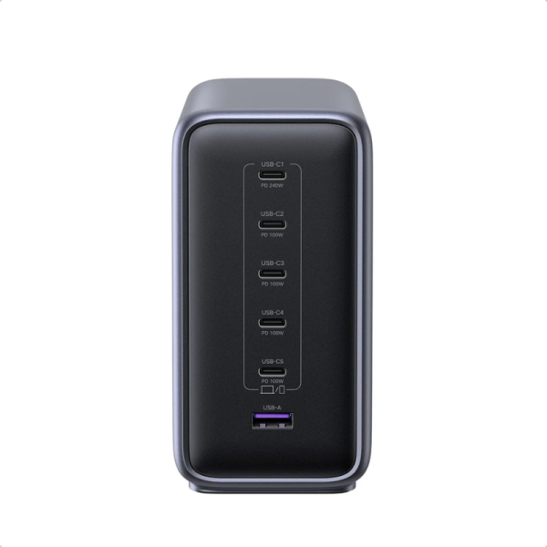 UGREEN Nexode 500W 6-Port GaN Desktop Fast Charger Grey
