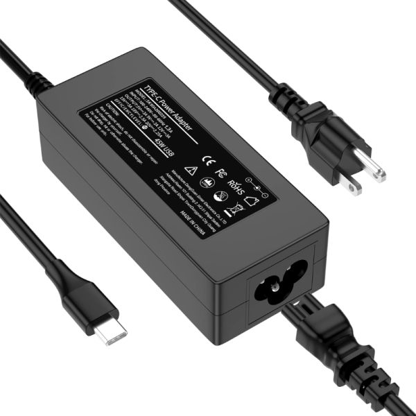 65W USB-C AC adapter charger for HP