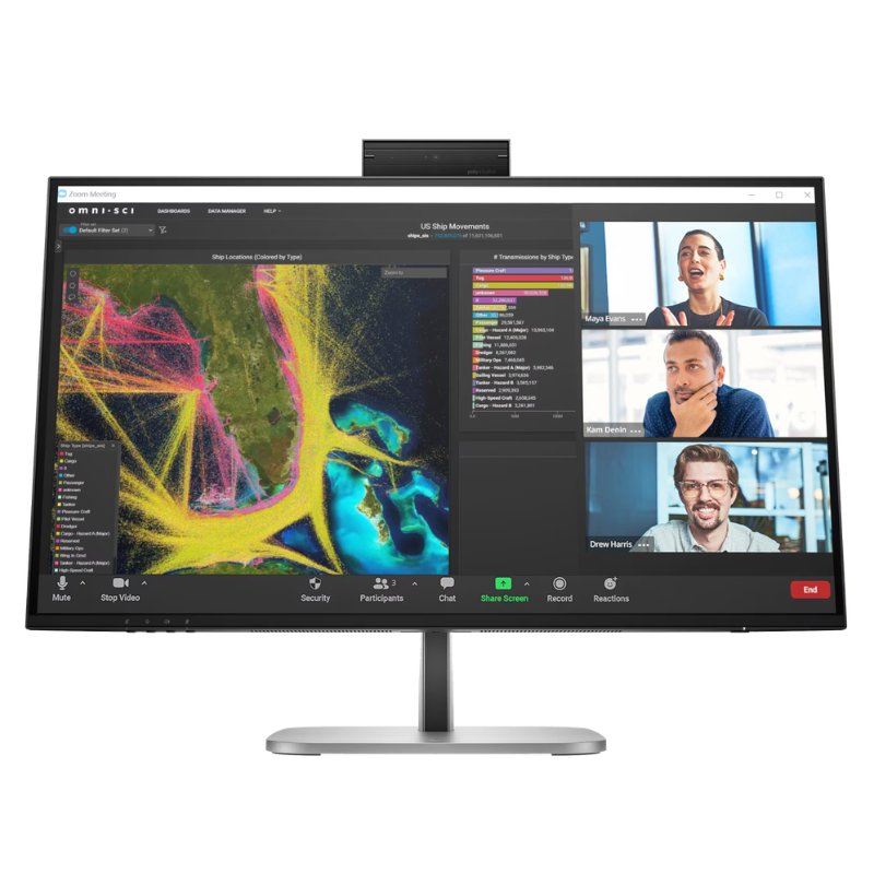 HP Series 5 Pro 27 inch QHD USB-C Conferencing Monitor