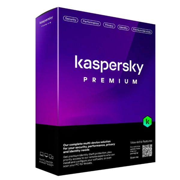 Kaspersky Premium Total Security Antivirus 1 Year Subscription