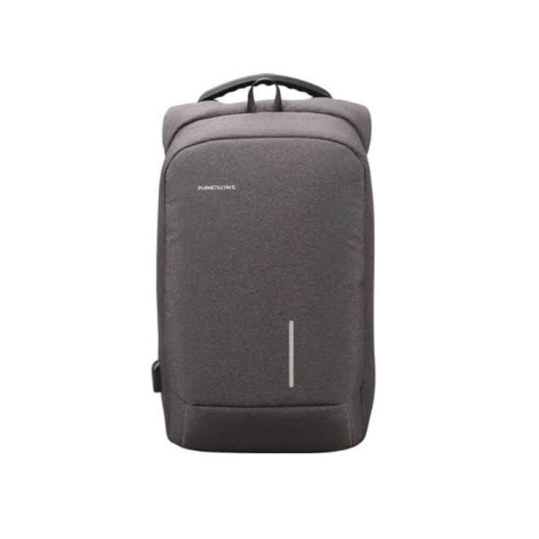 Kingsons KS3149W 15.6 Anti-Theft Backpack - Gray Water-Resistant