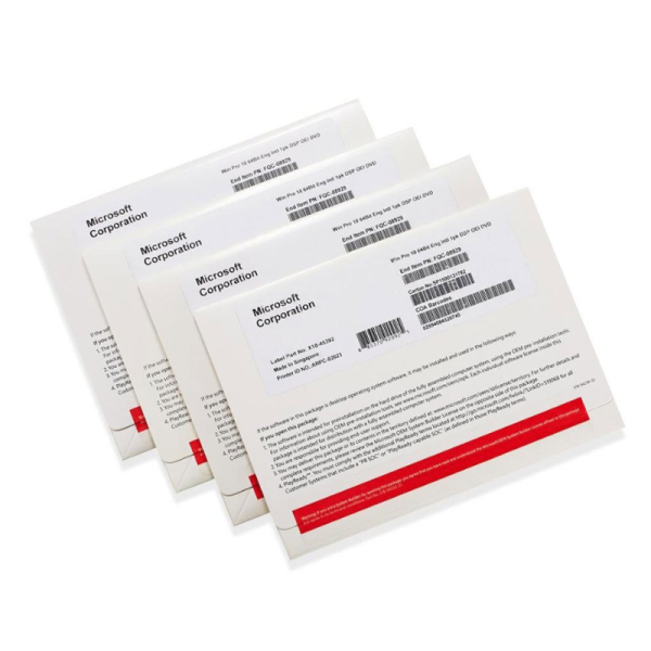 Microsoft Windows 10 Pro 64Bit English Intl 1pk DSP OEI DVD