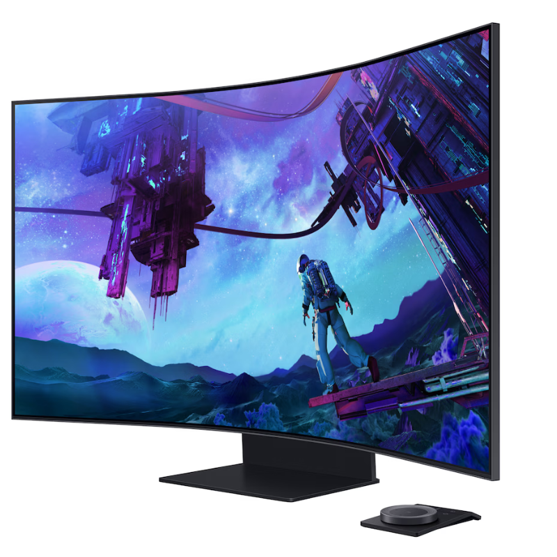 Samsung Odyssey G97NC Ark 2nd Gen 55 Curved UHD Smart Gaming Monitor (LS55CG97WNMXUE)