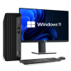 HP EliteDesk 800 G6 Intel Core i7 10th Gen Desktop Tower Bundle with 24-Inch Monitor
